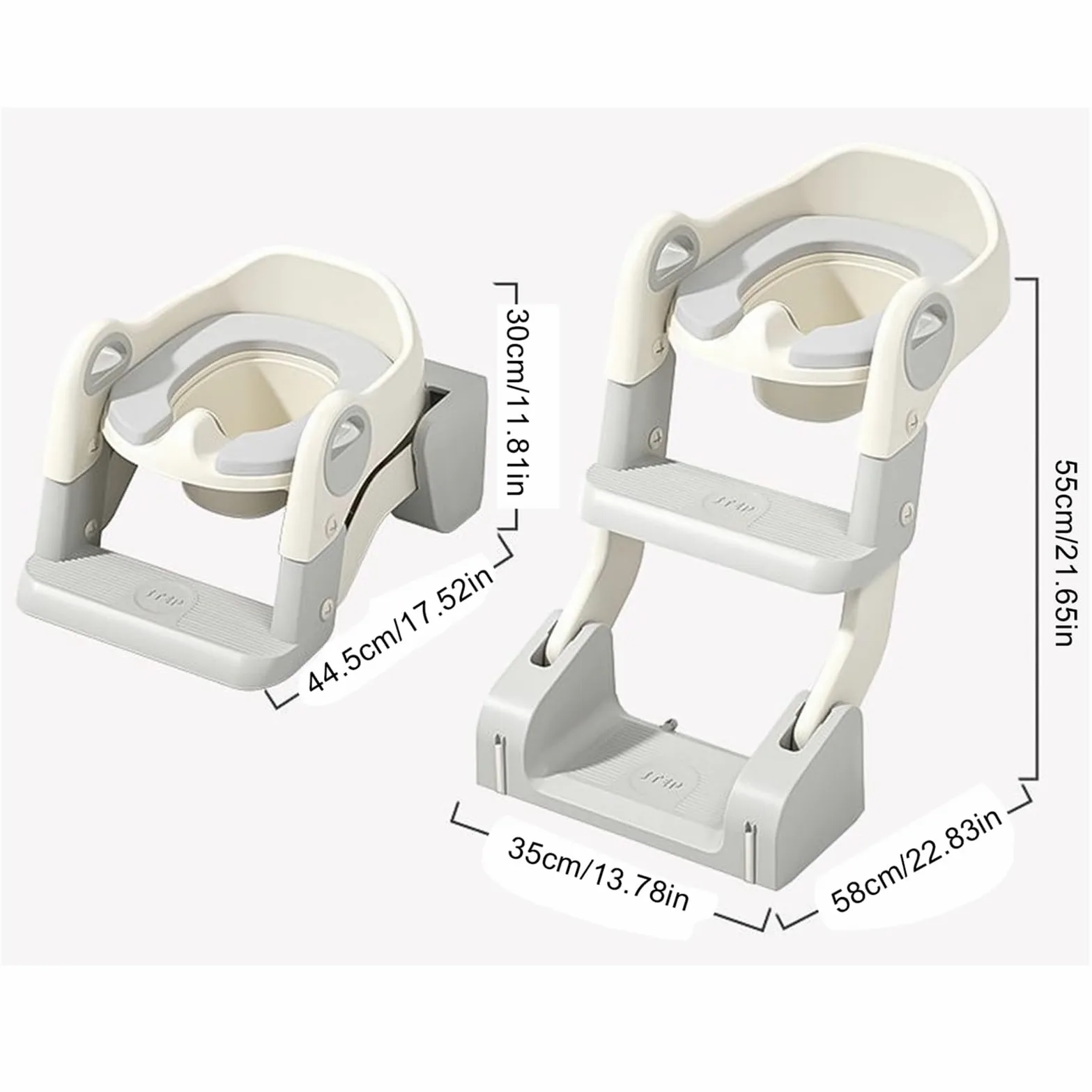 Riduttore Da Viaggio Water Bambini Sgabello A Gradini Bambini | Scaletta Da Vasino Regolabile Pieghevole Antiscivolo Per Casa, Viaggi, Outdoor, Campeggio, Auto, Passeggino, Bagno, Asilo
