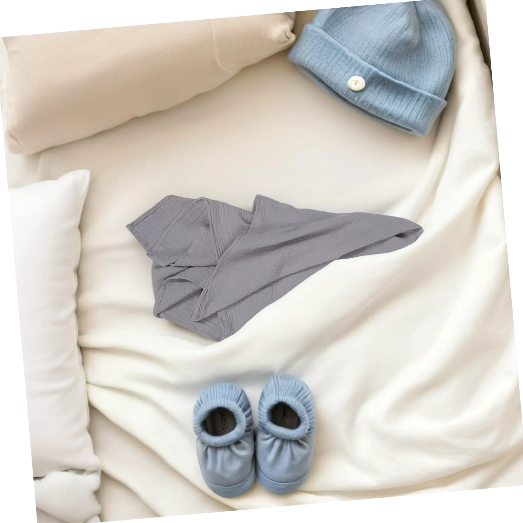 BESTonZON 3 Pezzi Coperta Mussola per Ragazzo Ragazza Avvolgente per Unisex Traspirante e Delicato per Sonno e Bagno