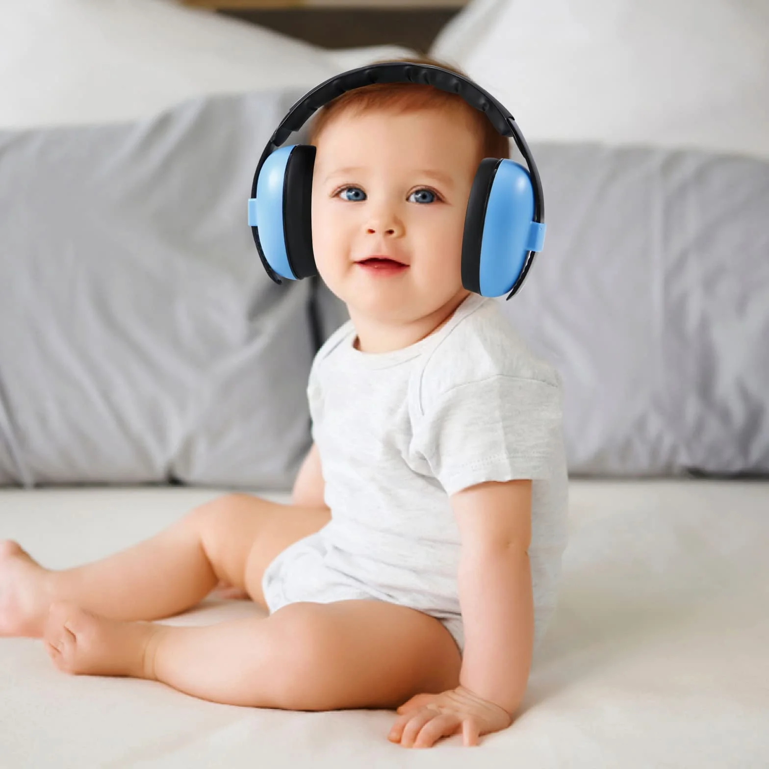 PandaEar Cuffie Protettive per le Orecchie per Bambini, con Cancellazione del Rumore, Età 0-3 Anni | Protezione per l'Udito del Neonato