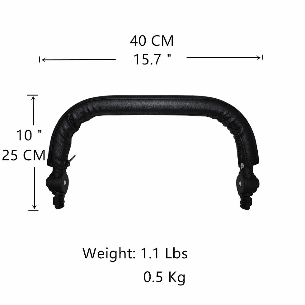 Paracolpi Per Passeggini, Bracciolo, Maniglia, Accessori Per Barra Trasversale Compatibile Per Bugaboo Bee3 / Bee5